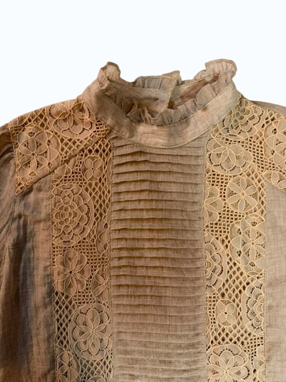 Once Upon A Dream Lace Victorian Blouse Size S NWOT Cottagecore. - Picture 6 of 9
